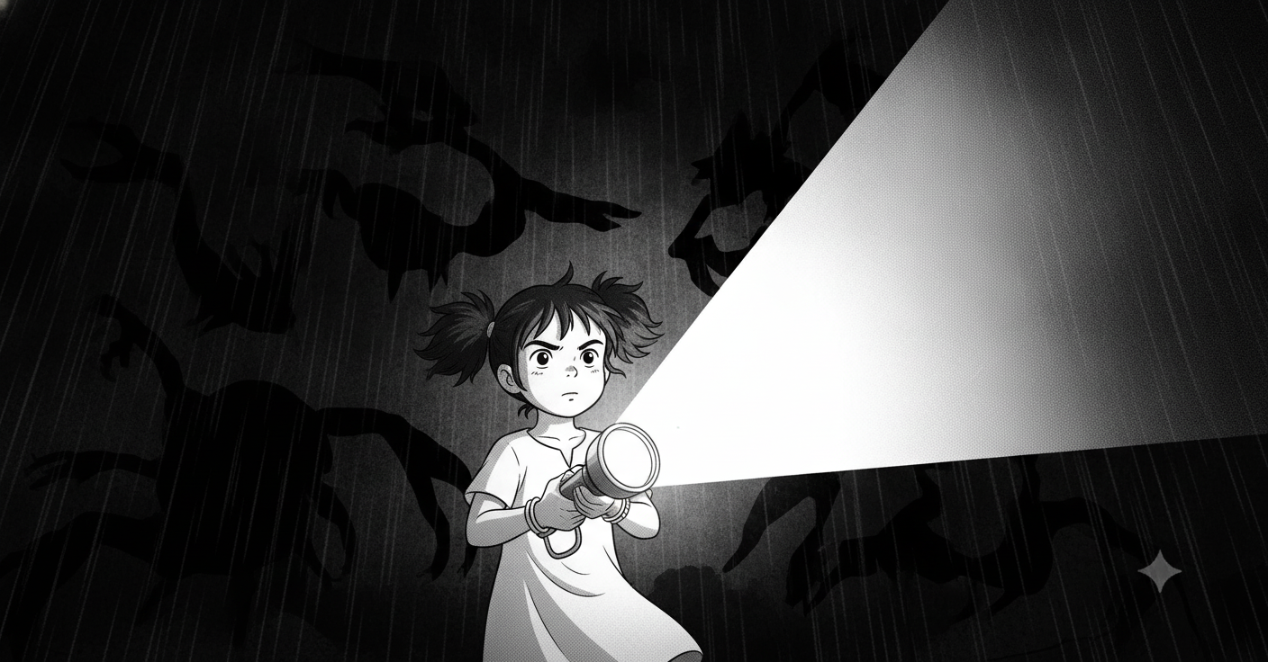 Sample comic cover — The Monsoon Monster